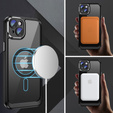 Case for iPhone 15 Plus, ERBORD Impact Guard, MagSafe, black