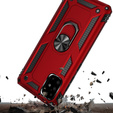 Armor Case for Samsung Galaxy A51, Nox Case Ring, red