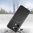 Case for OnePlus Nord 3 5G, Leather Hybrid MagSafe, black