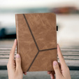 Case for Lenovo Tab M10 Plus TB-X606F, Classic, with space for stylus, brown