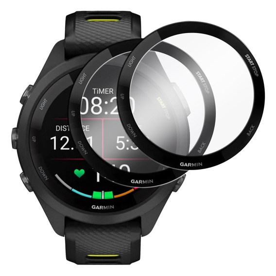 2x ERBORD Hybrid Glass for Garmin Forerunner 265