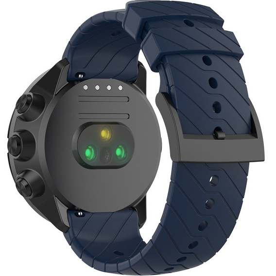 Silicone Universal Strap 22mm, navy blue