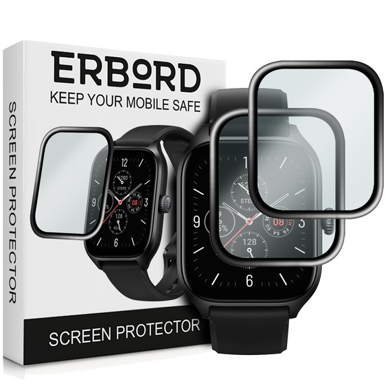 2x ERBORD Hybrid Glass for Amazfit GTS 4
