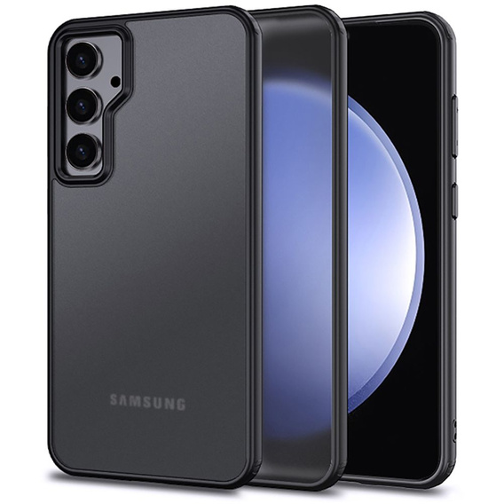 Case for Samsung Galaxy S23 FE, Fusion Hybrid, transparent / black