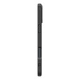 Spigen case for iPhone 16, Liquid Air, black + 9H Tempered Glass