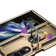 Armor Case for Samsung Galaxy Z Fold 4 5G, Nox Case Ring, gold