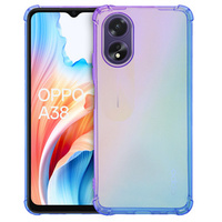 Case for Oppo A38 4G / Oppo A18 4G, Gradient Dropproof, Purple / blue