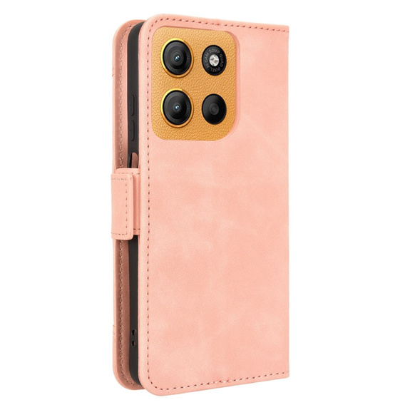 Flip case for Motorola Moto G15 / Motorola Moto G15 Power, Card Slot, pink