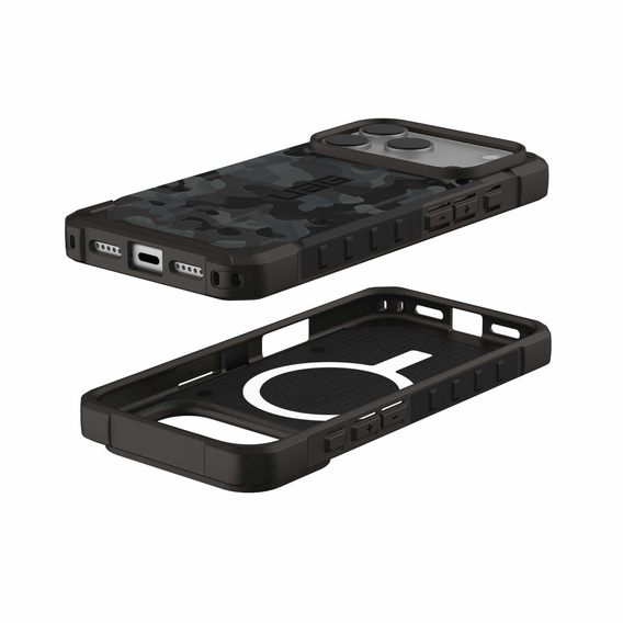 Urban Armor Gear case for iPhone 17 Pro Max, Pathfinder MagSafe, Midnight Camo