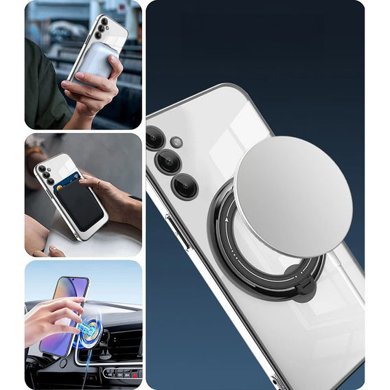 Magnetic Case for Samsung Galaxy S24 FE, for MagSafe, black