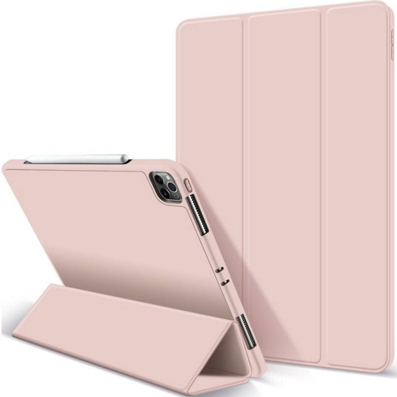 Case for iPad Pro 11 2021/2022, Smartcase with stylus space, pink