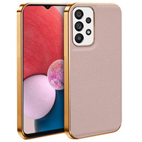 Case for Samsung Galaxy A13 4G, Cowhide Leather, pink