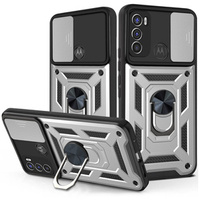 Case for Motorola Moto G60, CamShield Slide, silver