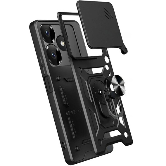 Case for Realme GT 6 / 6T, CamShield Slide, black