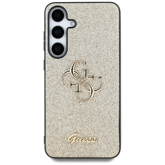 GUESS Fixed Glitter Big 4G Logo case for Samsung Galaxy S25