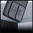 NILLKIN Case for Samsung Galaxy A55 5G, Silicone CamShield Case for MagSafe, black
