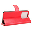 Flip case for Xiaomi Redmi Note 13 Pro 5G, Crazy Horse Wallet, red