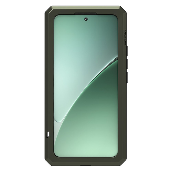 Love Mei Case for Xiaomi 15, armored with glass, green