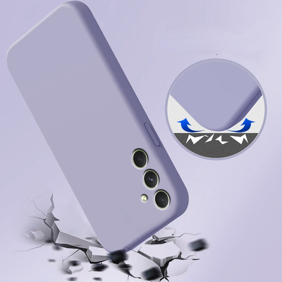Case for Samsung Galaxy A54 5G, Silicone Lite, purple