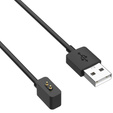 60cm USB Charging Cable Charger Cord for Xiaomi Smart Band 10 / 9 / 8 - Black