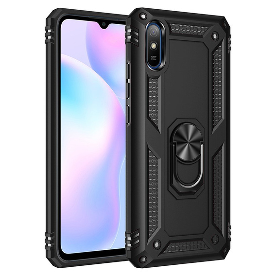 Armor Case for Xiaomi Redmi 9A, Nox Case Ring, black