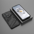 Case for OnePlus 12 5G, Military kickstand, black
