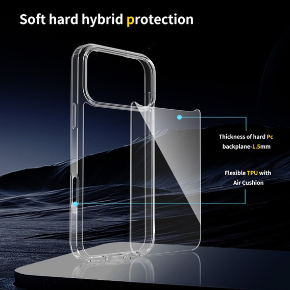 TPU + acrylic case - strength and elegance for iPhone 17 Pro Max