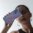 Case for iPhone 15 Pro, ERBORD Impact Guard, MagSafe, blue