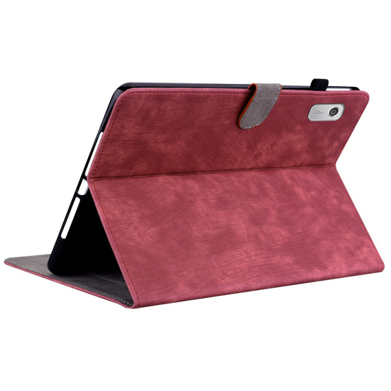 Case for Lenovo Tab M9, Wallet Pen Slot, red