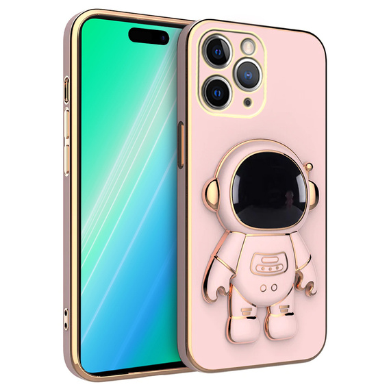 Case for iPhone 14 Pro Max, Astronaut, pink rose gold