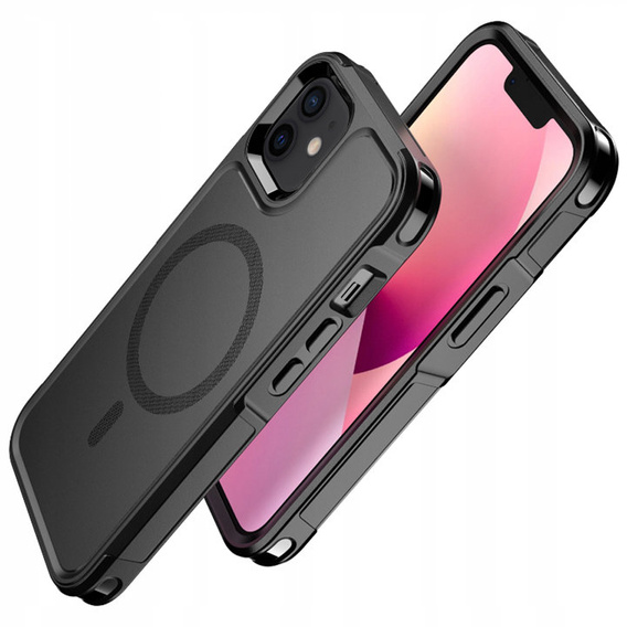 Case for iPhone 12/12 Pro, MagForce MagSafe, black
