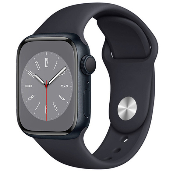 Silicone strap for Apple Watch 1/2/3/4/5/6/7/8/SE/ULTRA 42/44/45/49mm - Black