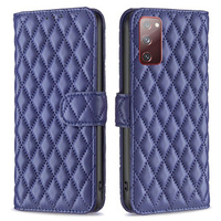 Flip case for Samsung Galaxy S20 FE, Wallet, BINFEN COLOR, blue