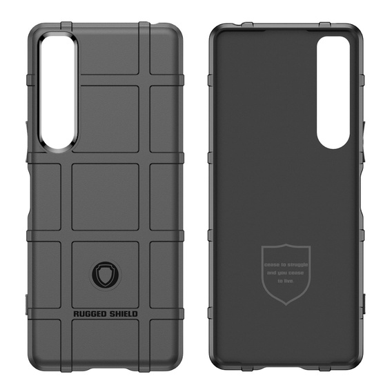 Case for Sony Xperia 1 IV, Rugged Shield, black