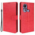 Flip case for Infinix Hot 11s, Crazy Horse Wallet, red