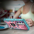 Case for Samsung Galaxy S23 Plus, CamShield Slide, pink / green