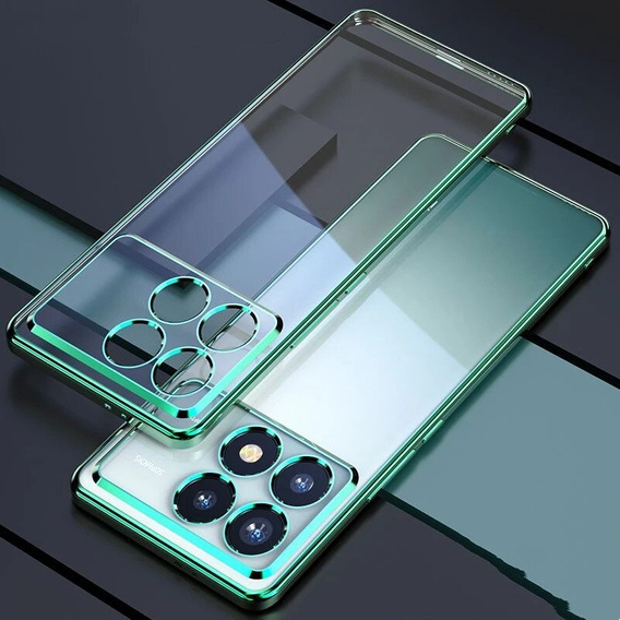 1 x Case for Xiaomi Poco F6 Pro, Frame Case, green