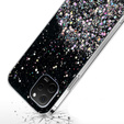 Case for Huawei Nova Y61, Glittery, black