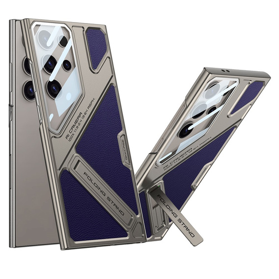 Case for Samsung Galaxy S25 Ultra, GKK Leather, black