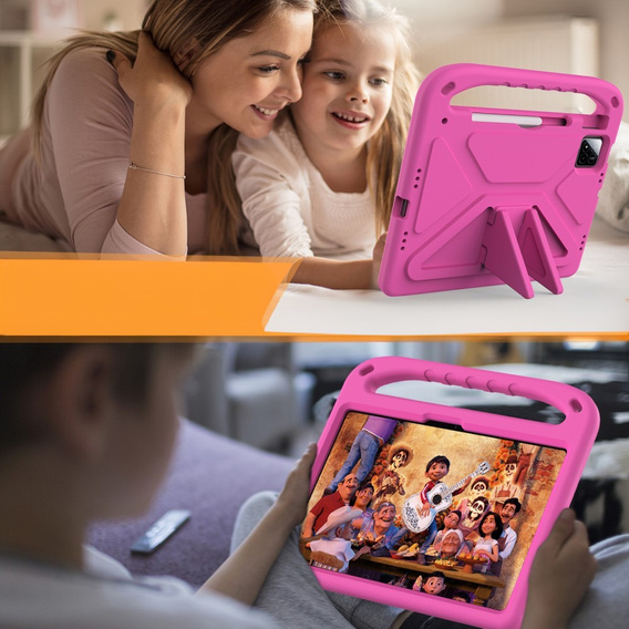 Children's case for Xiaomi Pad 7 / 7 Pro, with handle, pink