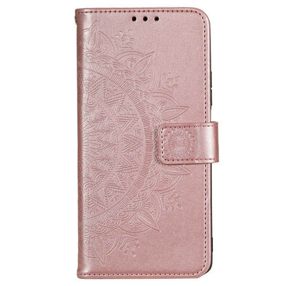 Flip case for Motorola Moto E22 / E22i, Mandala, pink