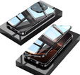 Case for iPhone 16 Pro, Magnetic Dual Glass, black