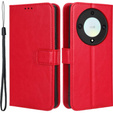 Flip case for Honor Magic 5 Lite, Crazy Horse Wallet, red