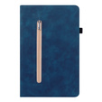 Case for Lenovo Tab P11 Gen 2, Wallet Pen Slot, blue