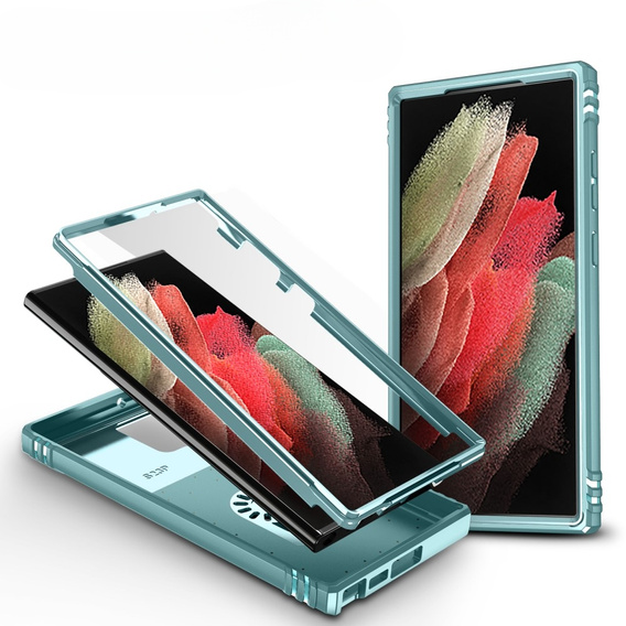 Case for Samsung Galaxy S23 Ultra, CamShield Slide, green