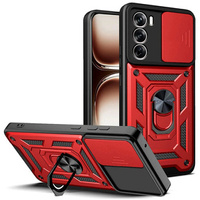 Case for Oppo Reno 12 Pro, CamShield Slide, red