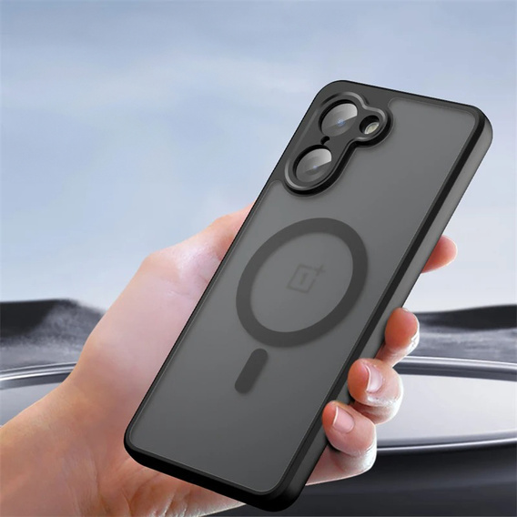 Case for OnePlus Nord CE5, for MagSafe, ERBORD Matt Case, black