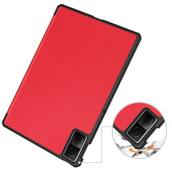 Case for Xiaomi Redmi Pad SE 11", Smartcase, red