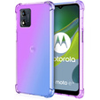 Case for Motorola Moto E13, Gradient Dropproof, Purple / blue