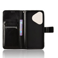 Flip case for Huawei Pura 70, Crazy Horse Wallet, black